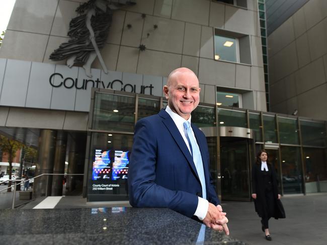 Chief Judge Peter Kidd at the front of County Court. Picture: Josie Hayden