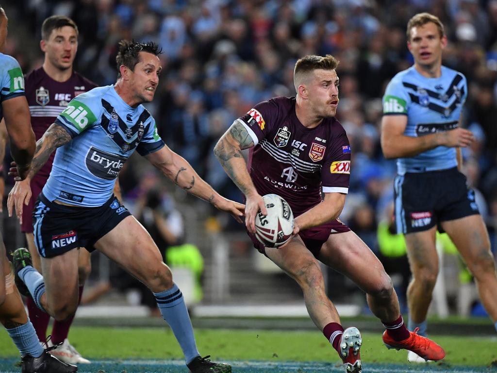 Cameron Munster of the Maroons.