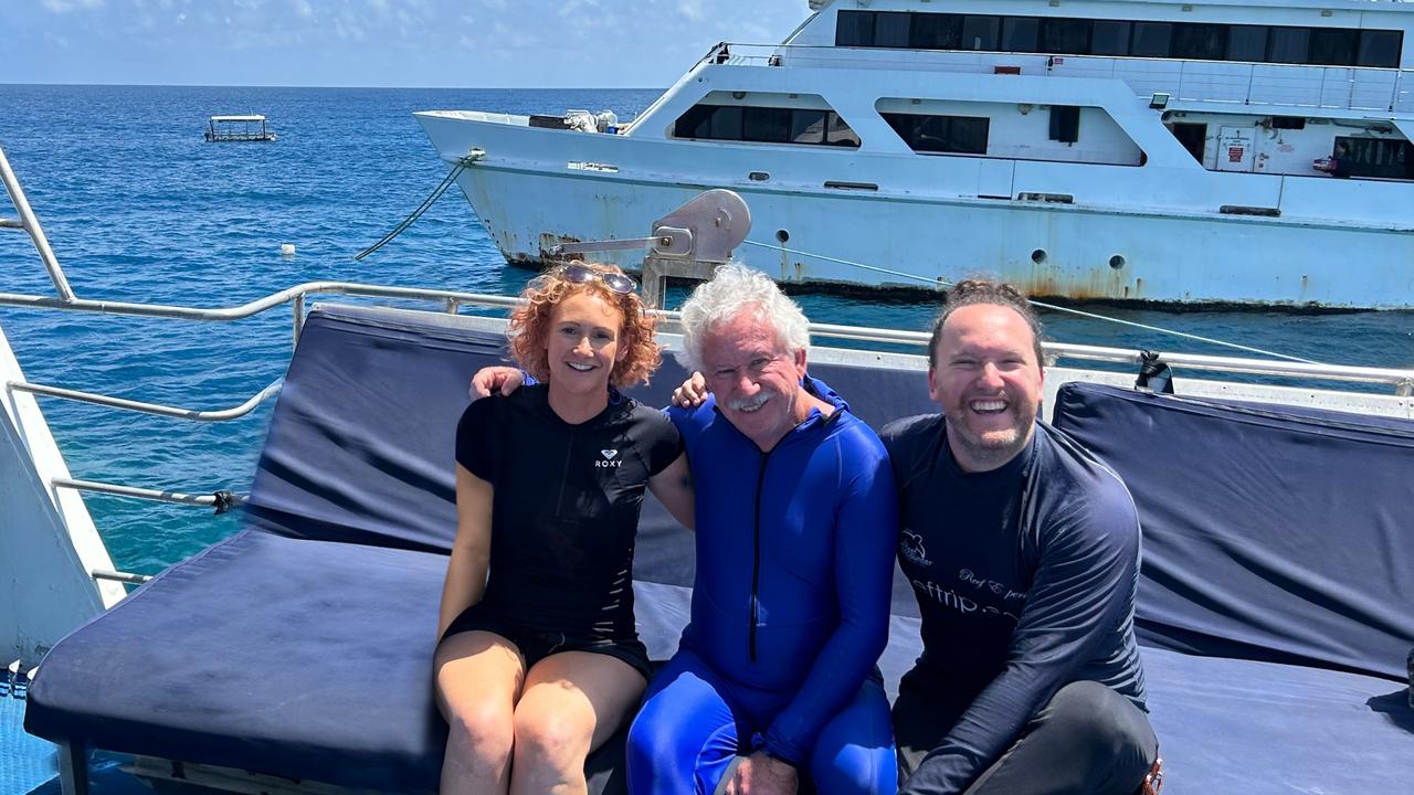 Adrian Meyer died on a snorkelling trip to the Great Barrier Reef with his son Nicholas Meyer and daughter Angela Henson.