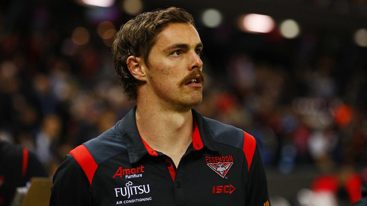 Joe Daniher of the Bombers could miss most of the first half of the 2020 season. Picture: Graham Denholm