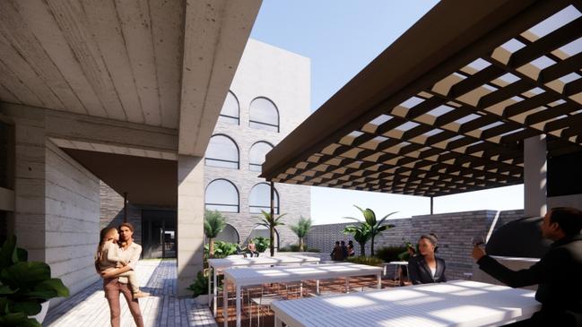 Inside the proposed motel. Picture: Future Urban Pty Ltd