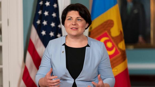 Prime Minister of Moldova Natalia Gavrilita says the new wave of attacks has direct consequences for her country. Picture: AFP