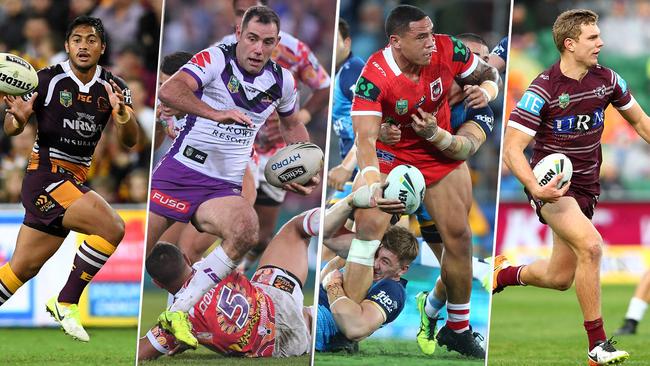 Anthony Milford, Cameron Smith, Tyson Frizell and Tom Trbojevic.