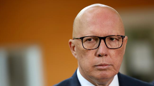 The Prime Minister says Opposition Leader Peter Dutton is ‘obsessed’ with making politics personal. Picture: NewsWire / Damian Shaw