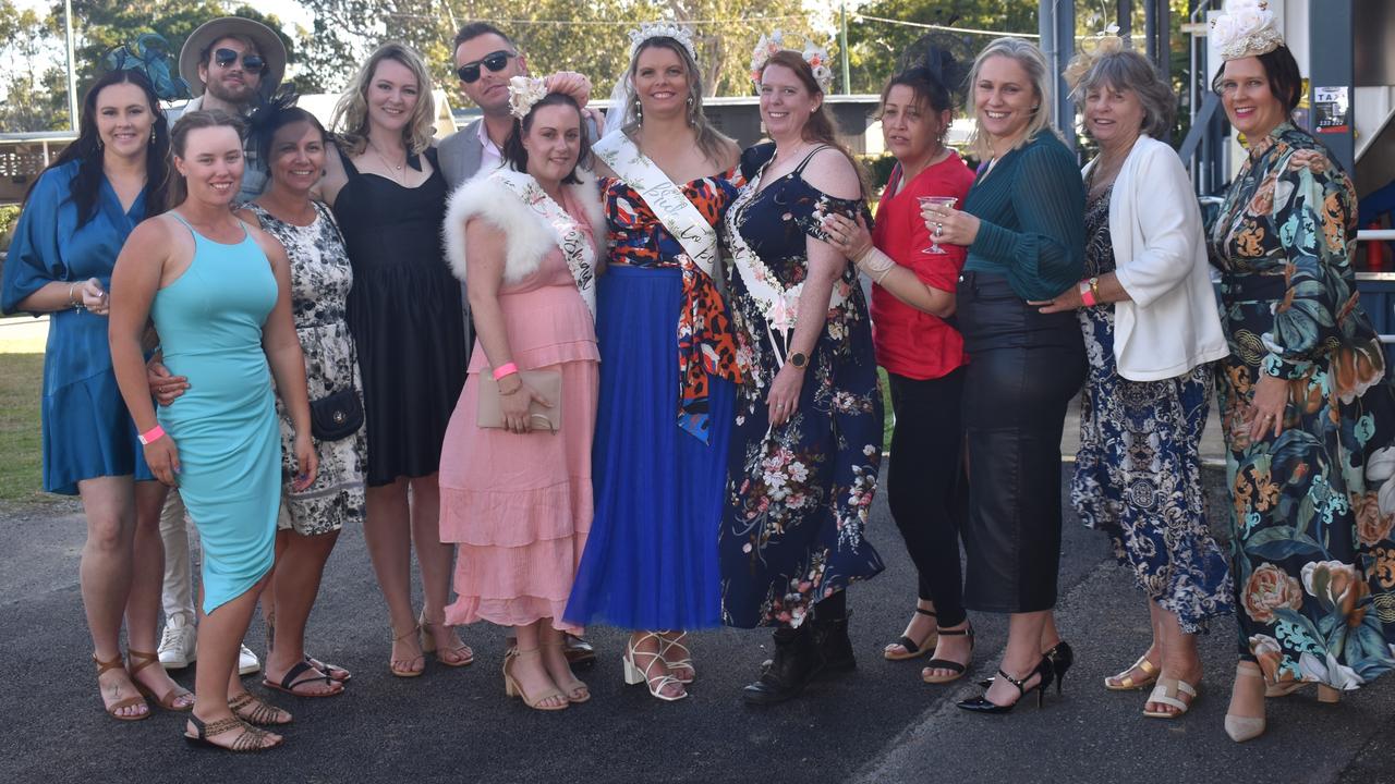 Bec celebrated her hen's party at the Rockhampton Cup race meeting at Callaghan Park on July 13, 2024.