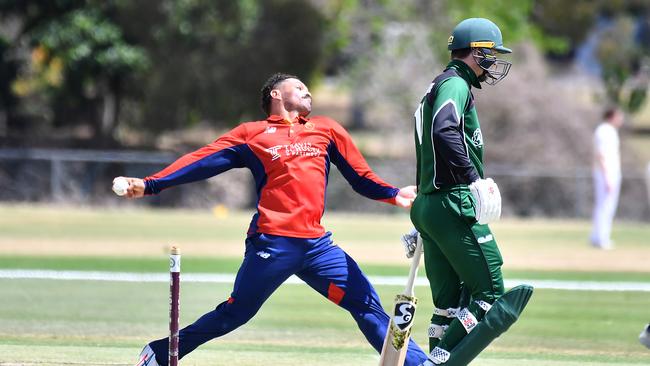 Sunshine Coast bowler Chad Soper. Picture, John Gass