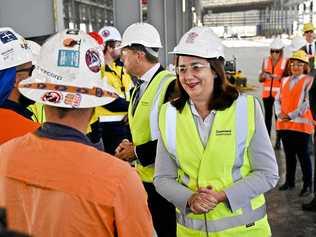 Premier Annastacia Palaszczuk meets apprentices. Picture: Cordell Richardson