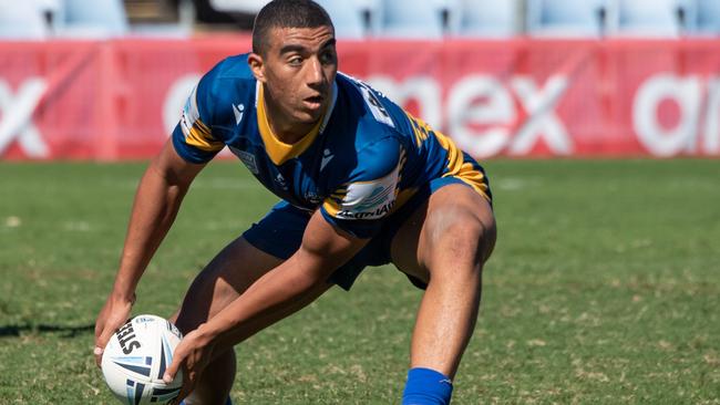 Parramatta’s Yehya Ayache set to pass. Picture: Monique Harmer