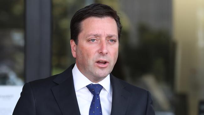 Opposition Leader Matthew Guy has offered to help come up with a more ‘sensible piece of legislation’. Picture: David Crosling