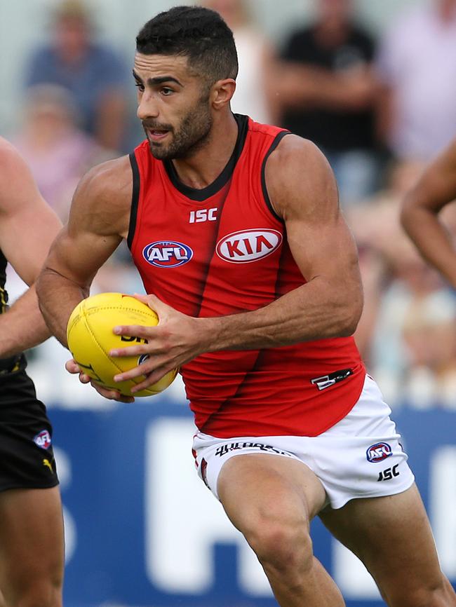 Adam Saad will generate plenty of run and carry off halfback for the Bombers. Picture: Michael Klein