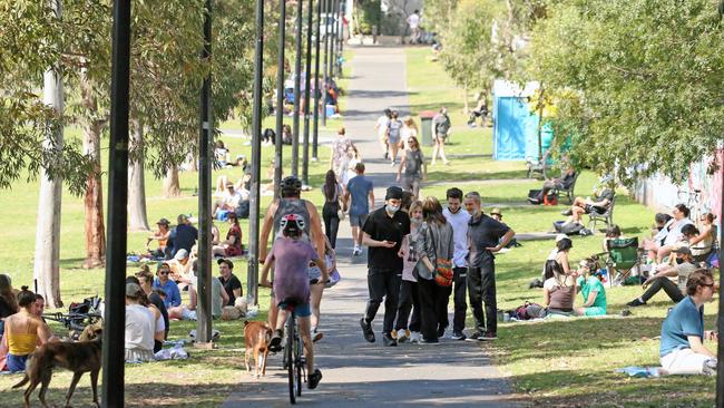 Camperdown Memorial Rest Park is particularly popular on long weekends. Picture: Nicholas Eager