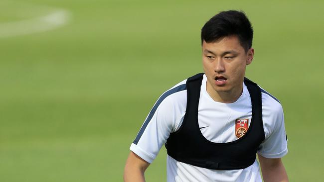 Striker Gao Lin will be crucial to China’s chances of beating Saudi Arabia..