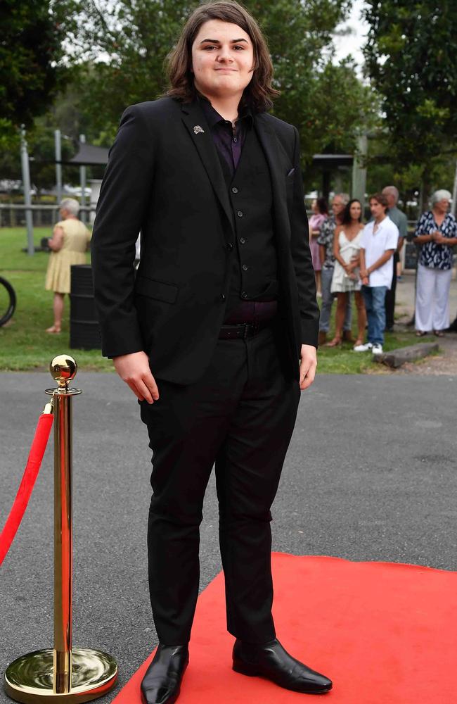 Kieren Linsdell at Nambour State College School Formal. Picture: Patrick Woods.