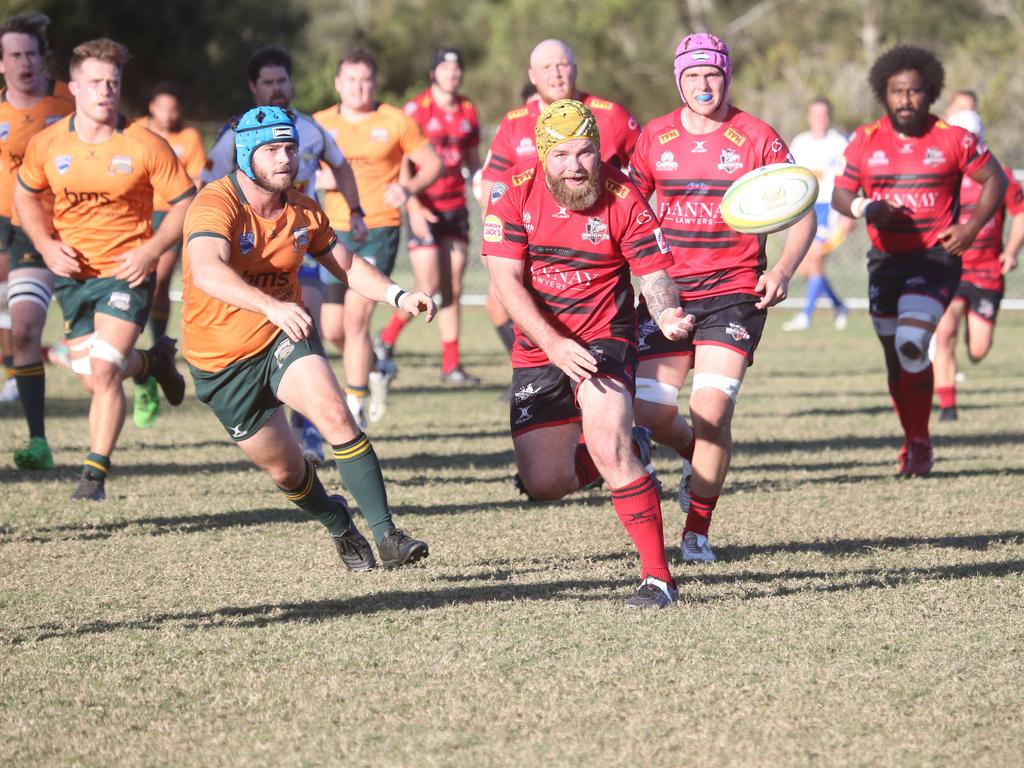 GCDRU grand final rematch, round 9. Surfers Paradise Dolphins v Griffith Uni Colleges Knights. June 8 2024, picture: Richard Gosling