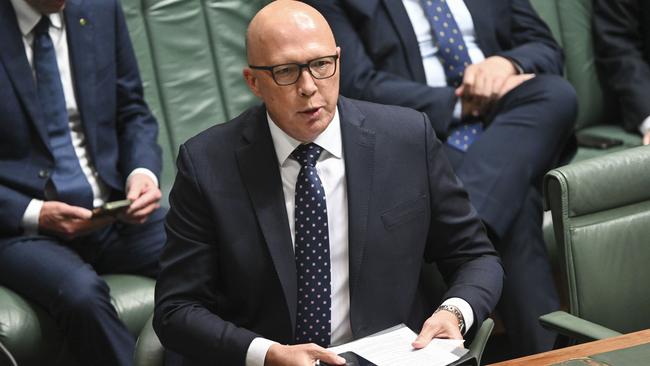 Whether Peter Dutton has the 1975 election winning skills of Malcolm Fraser to harness the anger in so much of Australia remains to be seen. Picture: NCA NewsWire / Martin Ollman