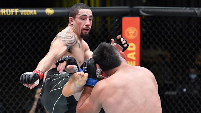 Robert Whittaker put on a striking clinic against Kelvin Gastelum. Picture: Chris Unger/Zuffa LLC