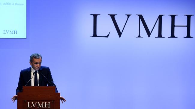 LVMH chairman and chief executive, Bernard Arnault: ‘We are as convinced as ever of the formidable potential of the Tiffany brand and believe that LVMH is the right home for Tiffany.’ Picture: AFP