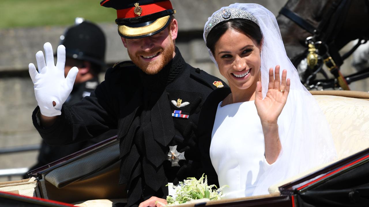 Meghan’s bouquet was special for many reasons. Picture: Paul Ellis / AFP)