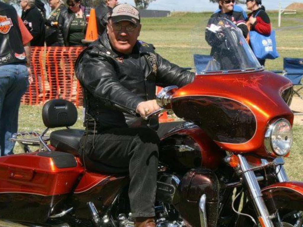 Timothy White was a man of many hobbies and all boys toys, pictured here on his Harley Davidson.