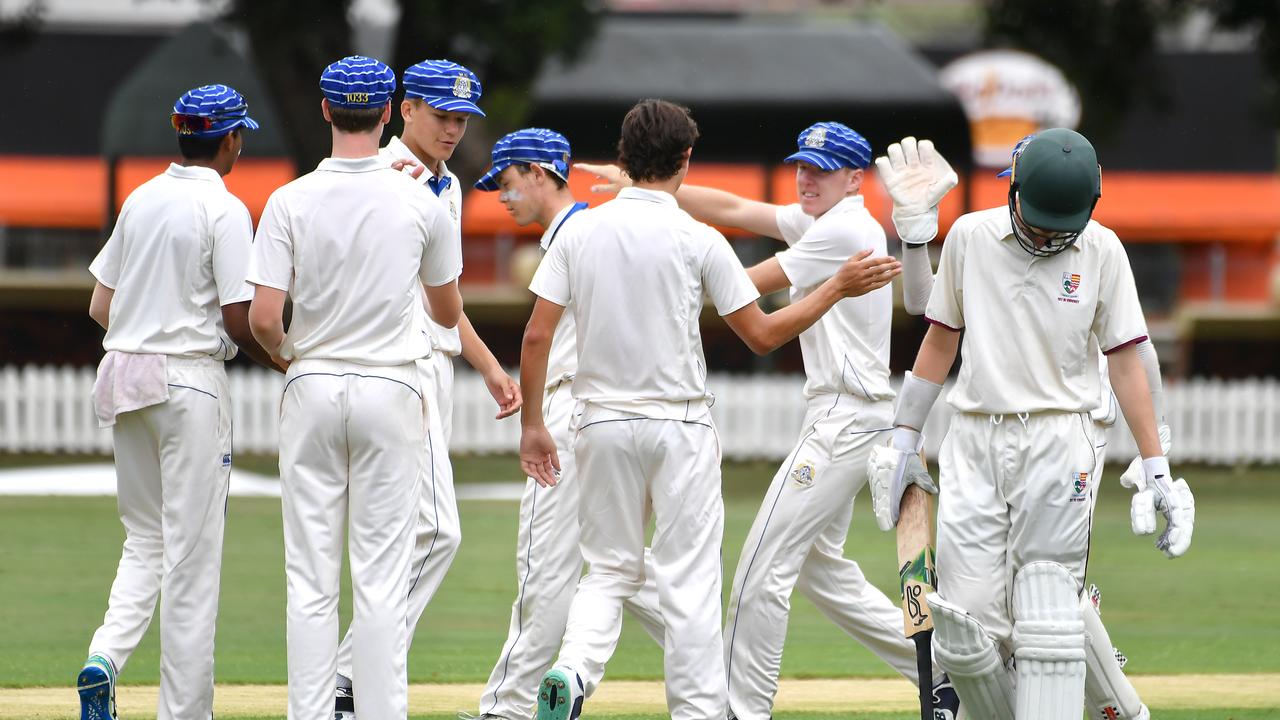 GPS First XI cricket between Nudgee College and Ipswich Grammar School. Picture, John Gass