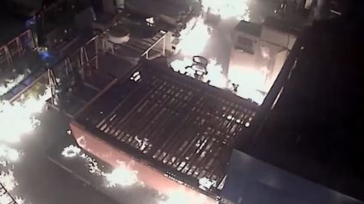 Greenacre fire: Man charged over suspicious fire, CCTV captures moment ...