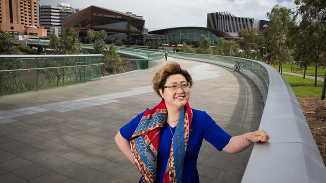 Entrepreneur Sally Zou has a connection to St Peter’s Girls. Picture: Jo-Anna Robinson