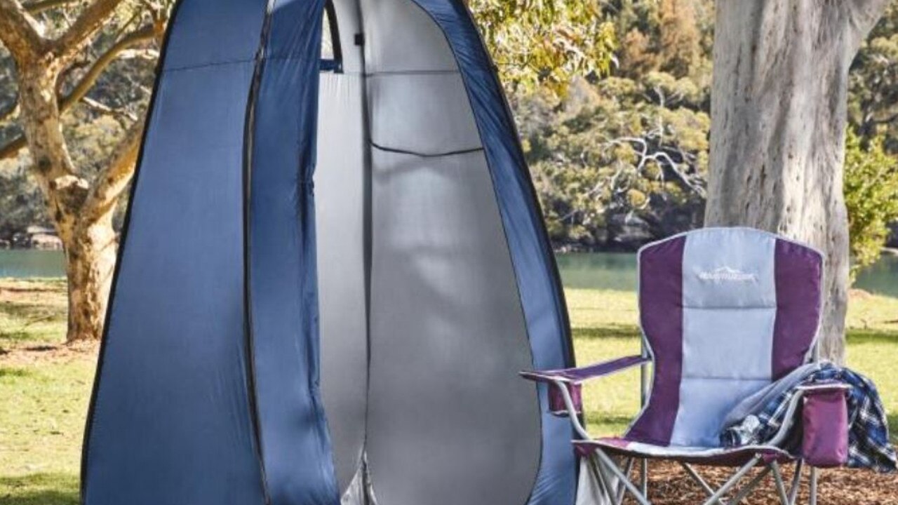 And if you really want to keep them out of the house for as long as possible, this ensuite tent is $29.99. Picture: Aldi