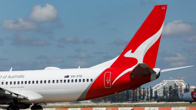 Qantas competes against the Middle Eastern airlines and other majors like Singapore Airlines, where pay rates and costs are already lower. Picture: David Swift/NCA NewsWire