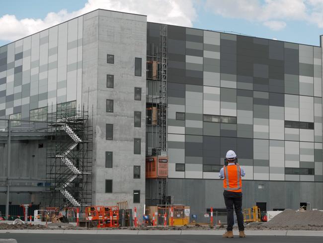 CSL's new cell-based influenza factory under construction at Tullamarine in Melbourne. Picture: Supplied