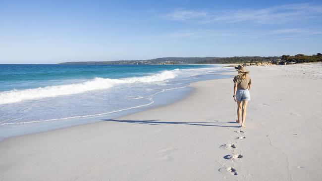 Enjoying some summer weather at Tatlows Beach at Stanley. Picture: Sean Scott Photography