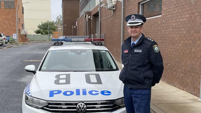 Inspector Jason Bush at Dubbo Police Station. Photo: Aymon Bertah.