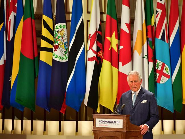 Prince Charles said the Commonwealth had been a ‘fundamental feature’ of his life. AFP/Pool/Dominic Lipinski