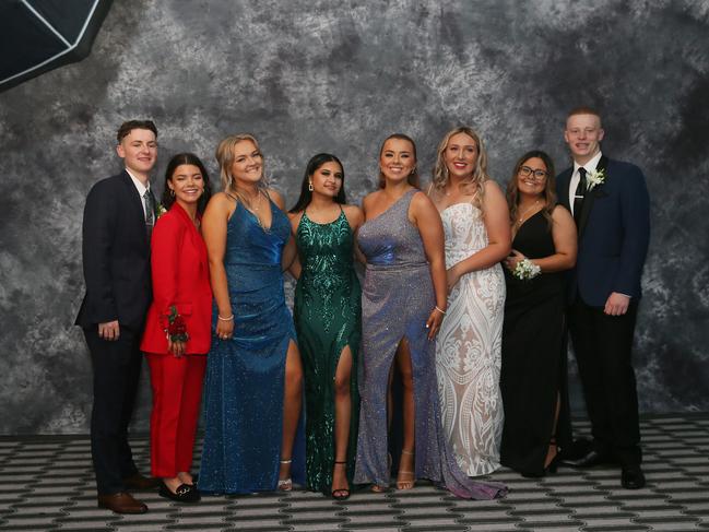 Ben House, Cassidy Crichton, Summer Starkey, Abisha Poudel, Tiarne Casey, Brooklyn Lawley, Briana Lawler and Angus Collins. Picture: Sue Graham