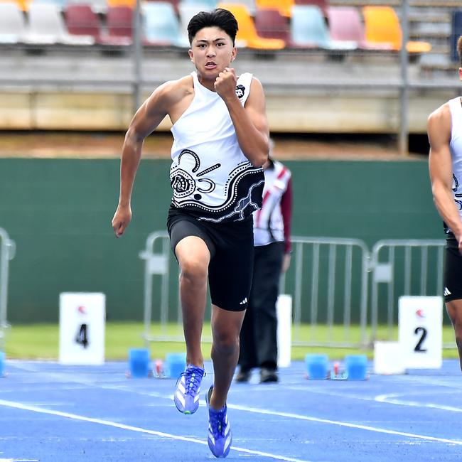 Queensland track and field state titles Saturday March 15, 2025. Picture, John Gass