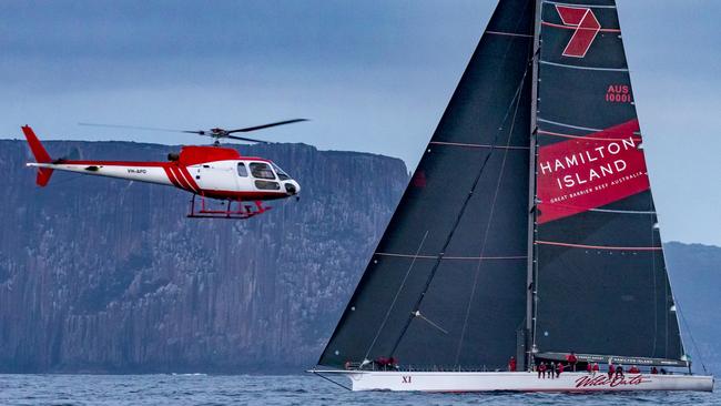 Wild Oats X1 suffered damage in a lead-up race to the Sydney to Hobart.