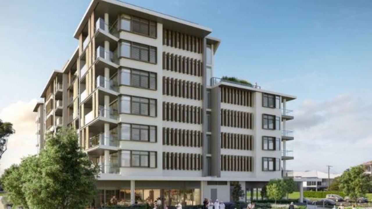 An artist's impression of the Bernborough retirement village in the Brisbane suburb of Ascot.