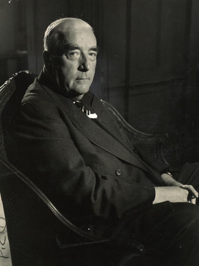 Former Prime Minister Sir Robert Menzies. Picture: Camera Press