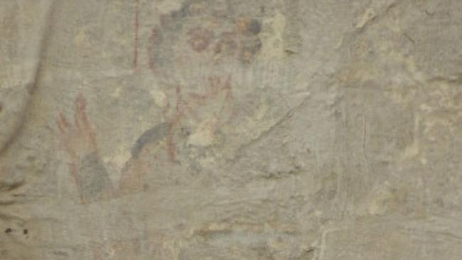 Archaeologists have found what they believe to one of the oldest depictions of Jesus in Egypt. Picture: University of Barcelona