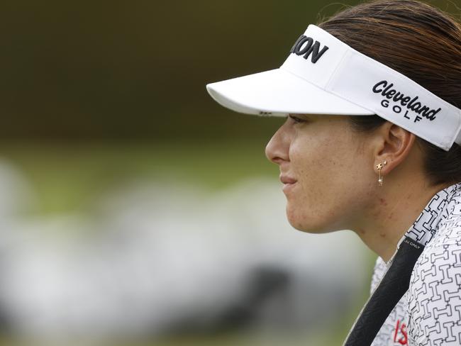 MELBOURNE, AUSTRALIA - NOVEMBER 30: Hannah Green of Australia looks on during day three of the ISPS Handa Australian Open 2024 at Kingston Heath Golf Club on November 30, 2024 in Melbourne, Australia. (Photo by Darrian Traynor/Getty Images)