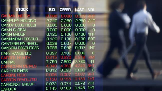 Global and local rates and inflation levels are in focus as equity markets fall: Picture: Dylan Coker.