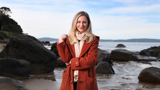 SUN TAS. Holly Bowden is the face of a new Tasmanian tourism campaign called Take on Tassie encouraging Tasmanians to explore the state. Picture: NIKKI DAVIS-JONES