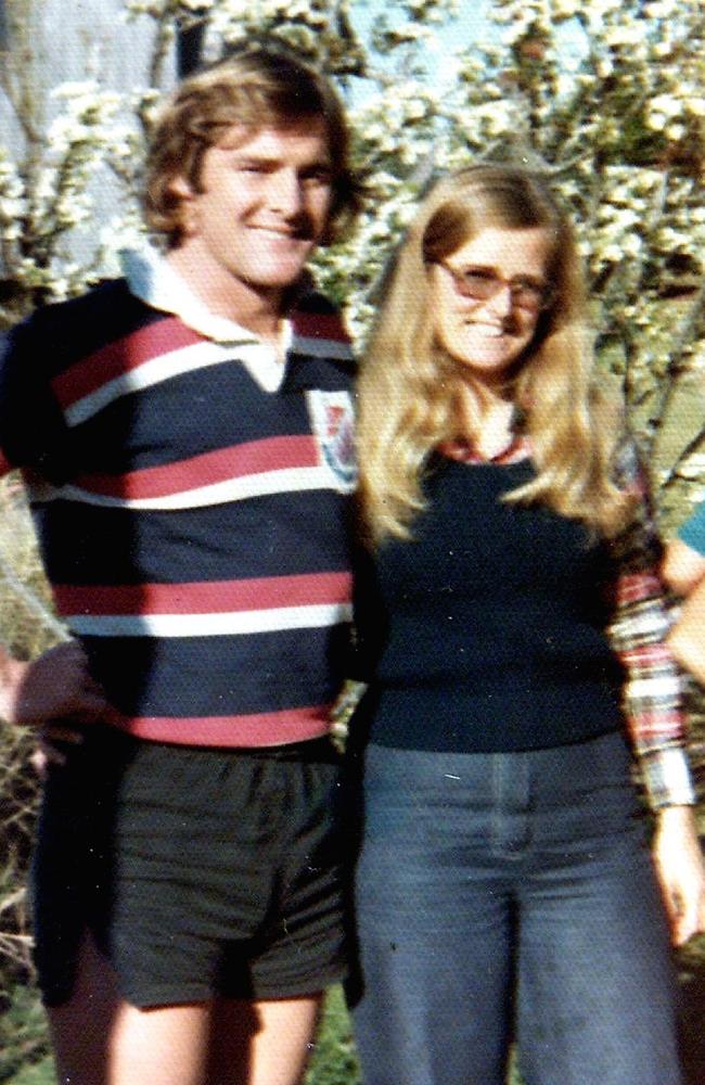 Lynette and Chris Dawson in 1974