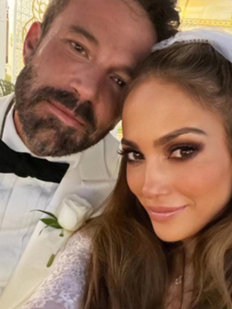 Fans thought Jennifer Lopez and Ben Affleck's marriage was on the rocks after the Grammys moment. Picture: Supplied