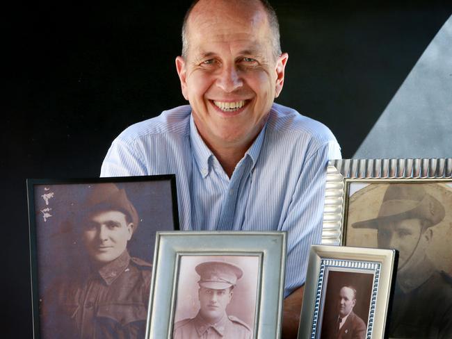 Journalist Peter Greste poses for a photograph at the University of Queensland St Lucia, Tuesday April 17, 2018. He has produced a documentary on General John Monash to appear on the ABC on Anzac Eve. (AAP/Image Sarah Marshall)