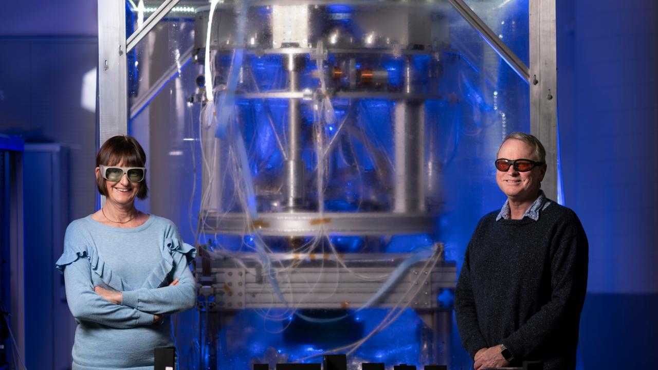 Scientists at the Australian National University’s Department of Quantum Science.