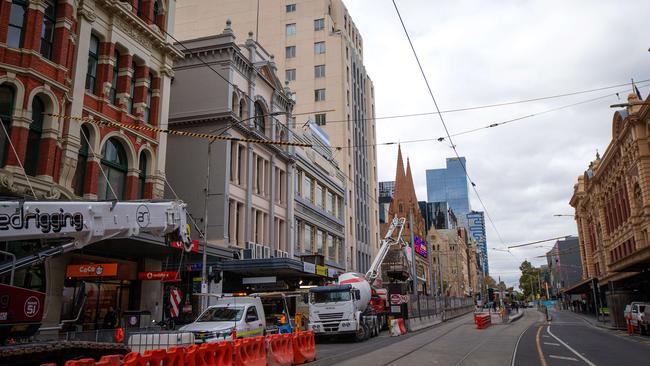 The former Yooralla building on Flinders Street is the likely site of a new safe injecting facility. Picture: Mark Stewart