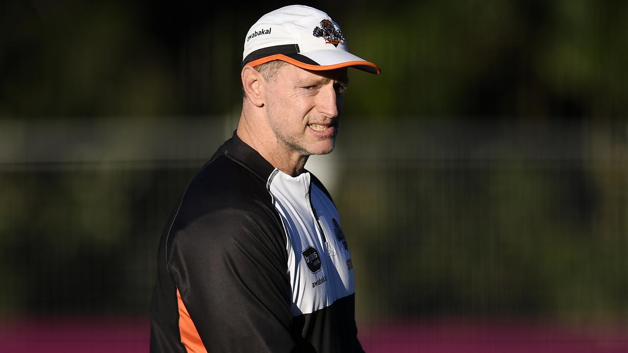 Wests Tigers coach Michael Maguire.