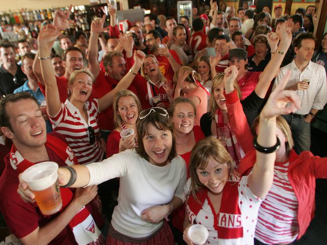 Swans fans are frequent visitors to the Alexandria Hotel.