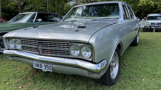 A 1969 Holden Brougham, owned by Tom Stoewer, president Kustoms of Australia Gold Coast Car Club.