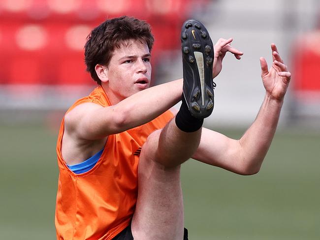 St Kilda’s top draft pick Mattaes Phillipou. Picture: Michael Klein